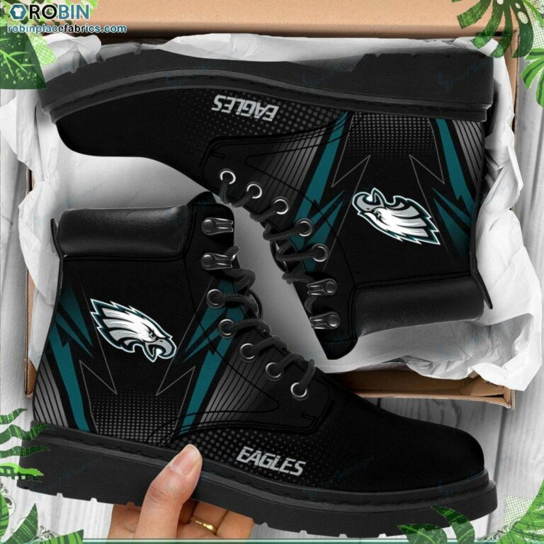Philadelphia Eagles Custom Printed Martin Boots RBPL378