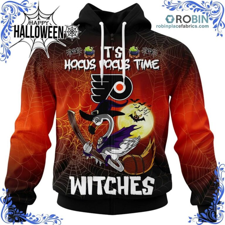 Philadelphia Flyers Halloween Jersey Flamingo Witches Hocus Pocus All Over Print – AOP Shirt