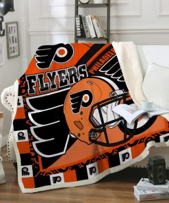 Philadelphia Flyers Quilt & Fleece Blanket