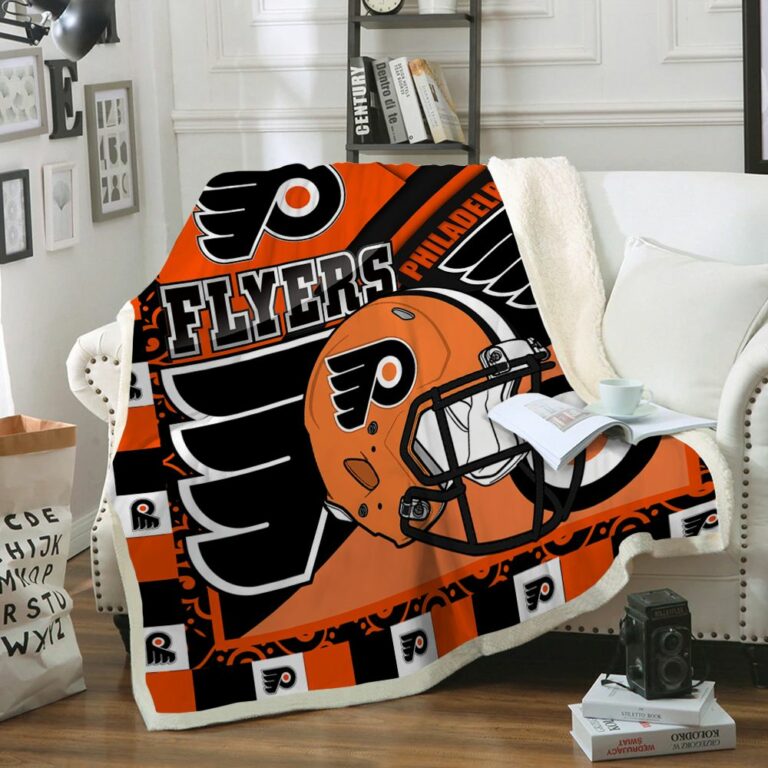 Philadelphia Flyers Quilt & Fleece Blanket