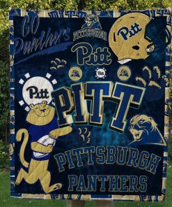 Pittsburgh Panthers Quilt Blanket #1
