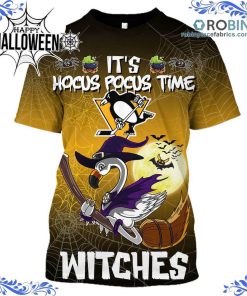 Pittsburgh Penguins Halloween Jersey Flamingo Witches Hocus Pocus All Over Print – AOP Shirt