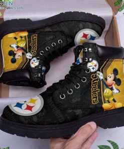 Pittsburgh Steelers Custom Marten Style Boots RBPL23