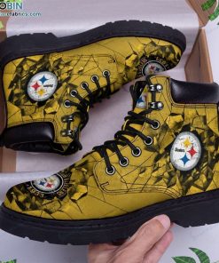 Pittsburgh Steelers Custom Marten Style Boots RBPL17