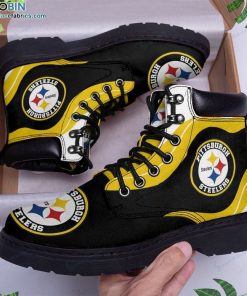 Pittsburgh Steelers Custom Marten Style Boots RBPL09