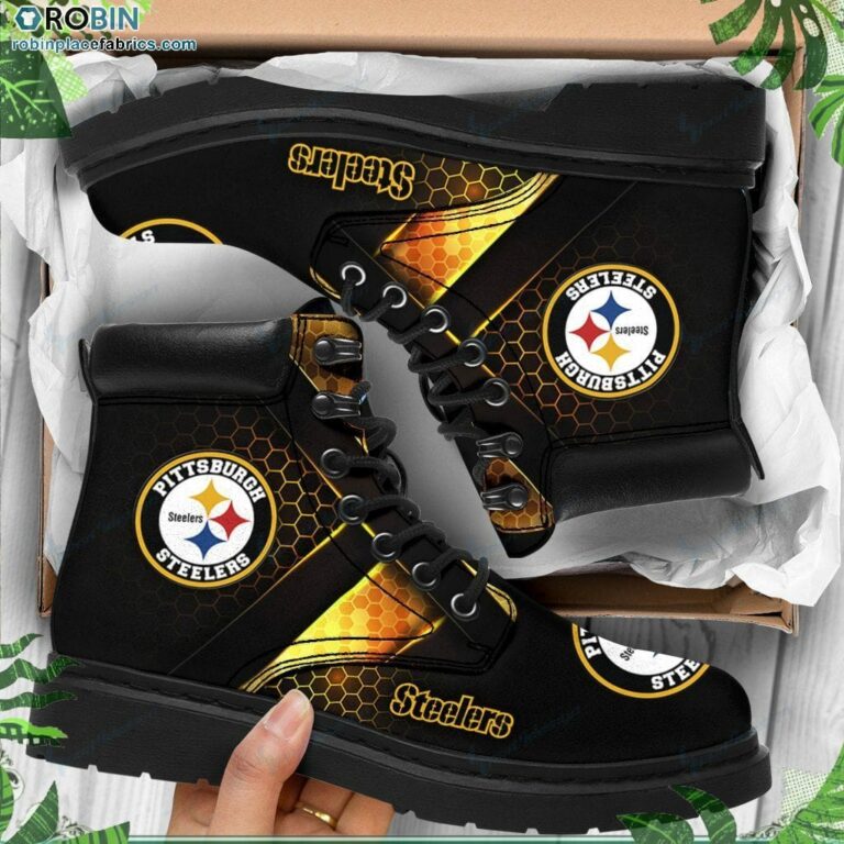Pittsburgh Steelers Custom Marten Style Boots RBPL423