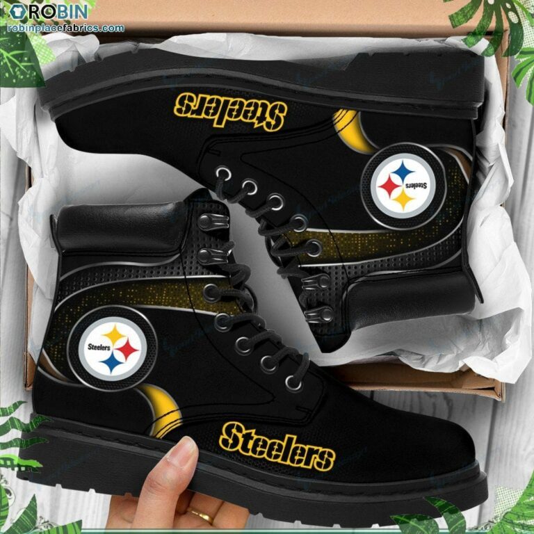 Pittsburgh Steelers Custom Marten Style Boots RBPL396