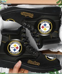 Pittsburgh Steelers Custom Printed Martin Boots RBPL280