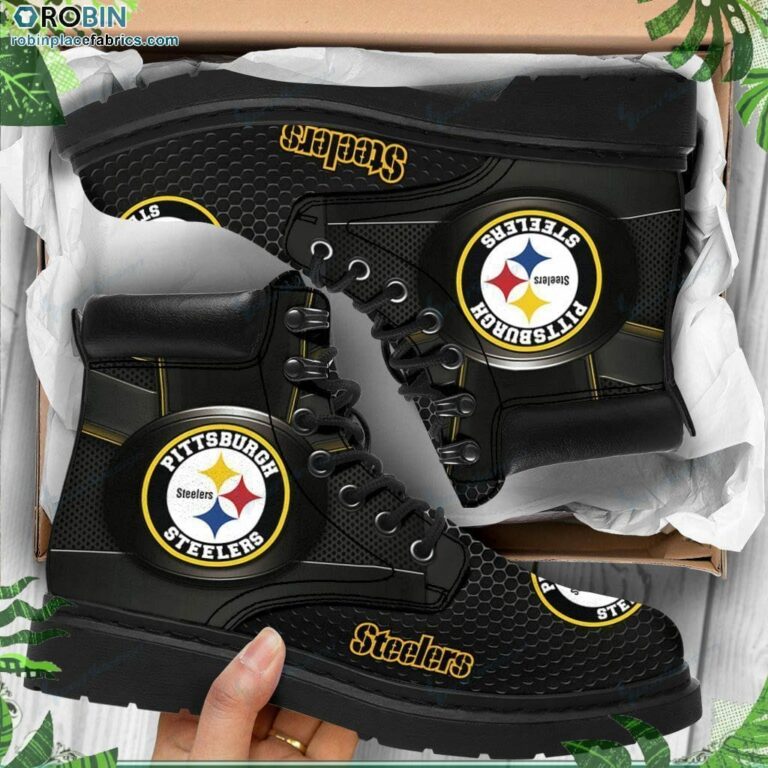 Pittsburgh Steelers Custom Printed Martin Boots RBPL280