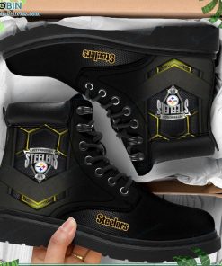 Pittsburgh Steelers Custom Printed Martin Boots RBPL399