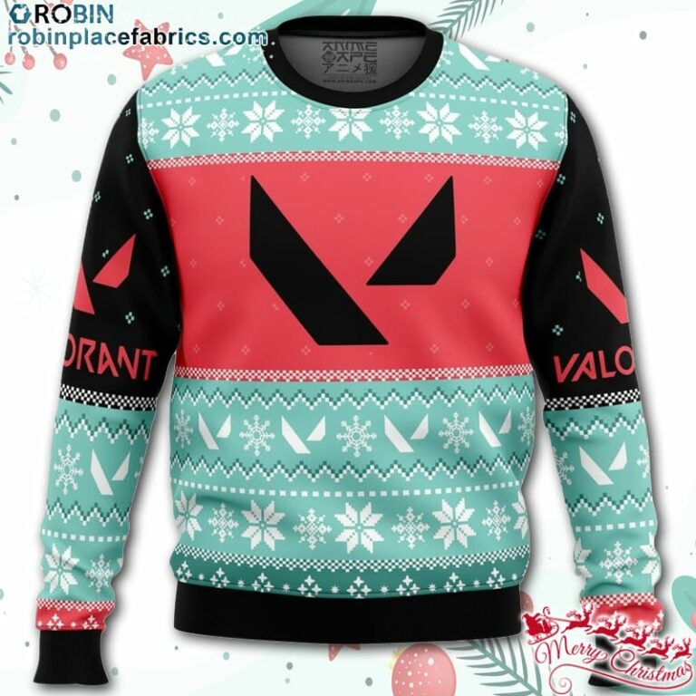 Play As One Valorant Ugly Christmas Sweater – AOP Sweater