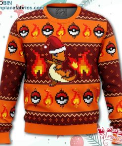 Pokemon Charmander Ugly Christmas Sweater – AOP Sweater