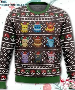Pokemon Eeveelution Ugly Christmas Sweater – AOP Sweater