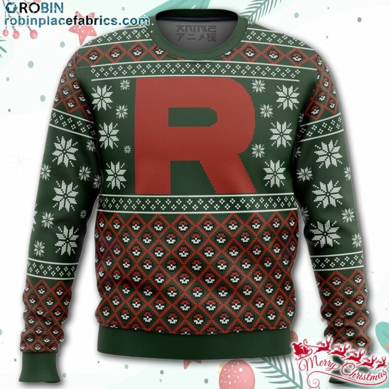 Pokemon Team Rocket Ugly Christmas Sweater – AOP Sweater