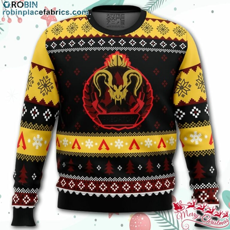 Predator Rank Apex Legends Ugly Christmas Sweater – AOP Sweater