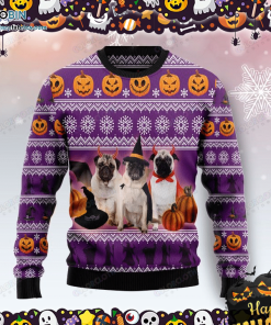 pug halloween ugly halloween sweater 8 tHarL