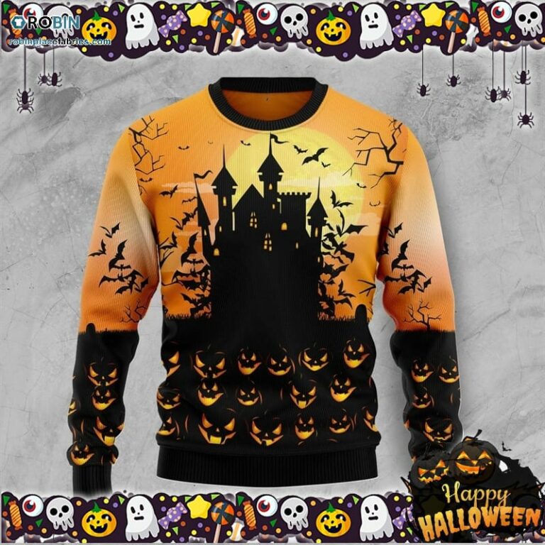 Pumpkin Town Ugly Halloween Ugly Sweater