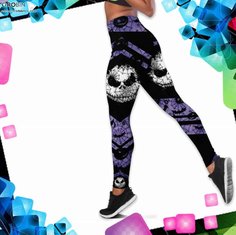 Purple Jack Skellington Tank Top Legging