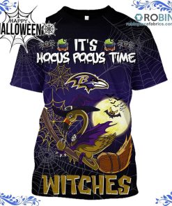 Ravens NFL Halloween Jersey Falmingo Witches Hocus Pocus All Over Print – AOP Shirt