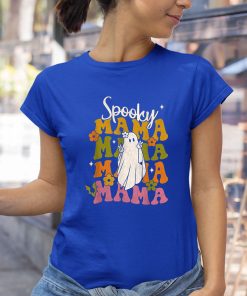 retro groovy spooky mama hippie halloween floral spooky ghost shirt 199 dqxnu8