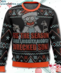 Rick and Morty Tis The Season Ugly Christmas Sweater – AOP Sweater