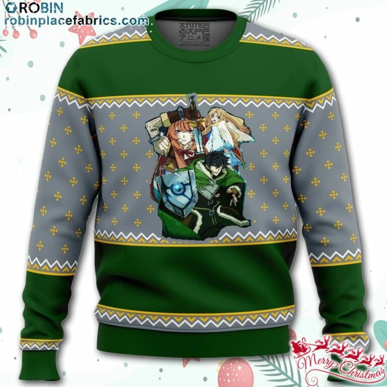 Rising of the Shield Hero Characters Ugly Christmas Sweater – AOP Sweater