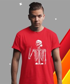 Rocker Skeleton Hand Rock On Halloween Shirt
