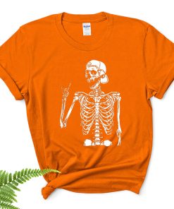 rocker skeleton hand rock on halloween shirt 29 gbk9dy