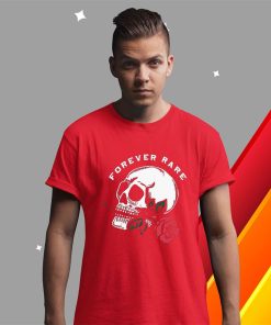 running skull carring rose graphic shirt 4 Syvb9