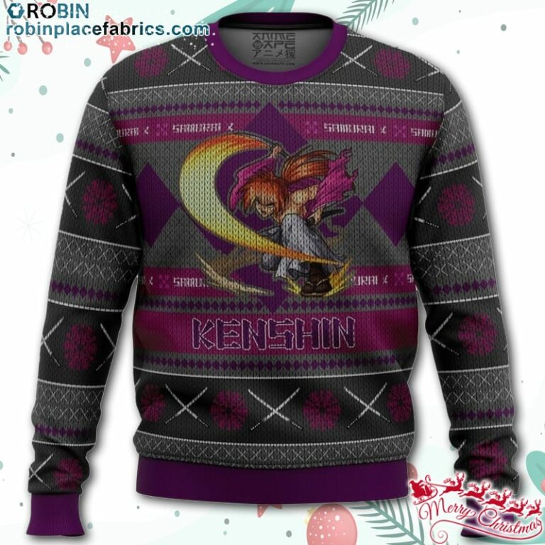 Rurouni Keshin Battousai Samurai X Ugly Christmas Sweater – AOP Sweater