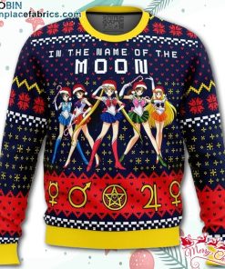 Sailor Moon In the Name of the Moon Ugly Christmas Sweater – AOP Sweater