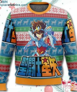 Saint Seiya Alt Ugly Christmas Sweater – AOP Sweater