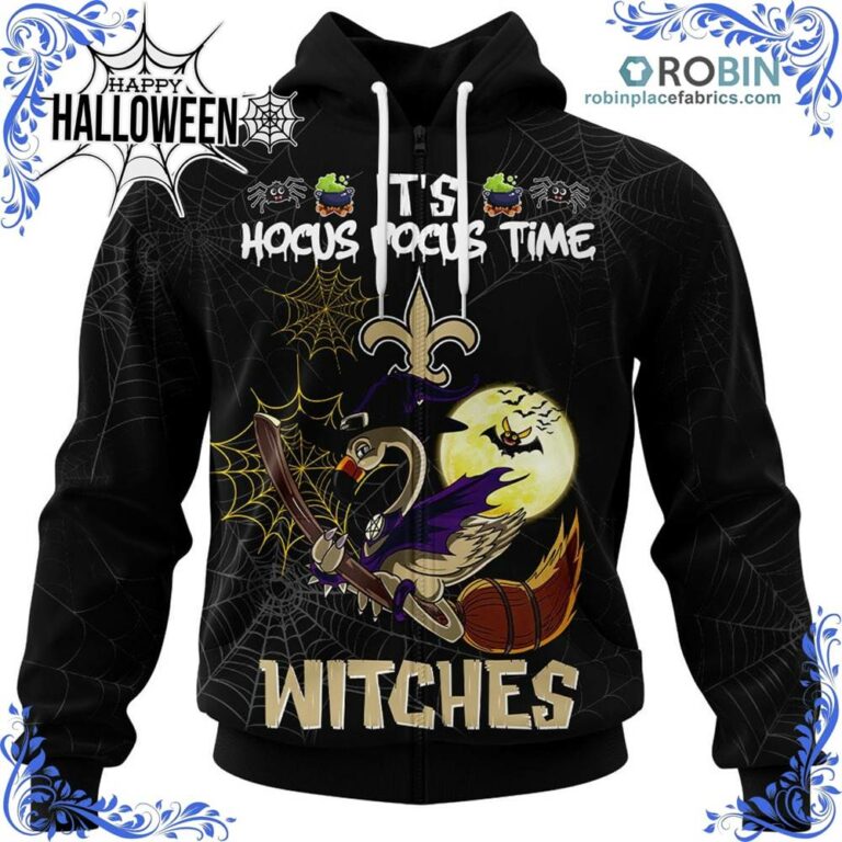 Saints NFL Halloween Jersey Falmingo Witches Hocus Pocus All Over Print – AOP Shirt