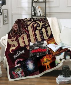 Saliva Quilt Blanket