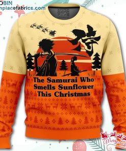Samurai Champloo The Samurai Who Smells Sunflower This Christmas Ugly Christmas Sweater – AOP Sweater