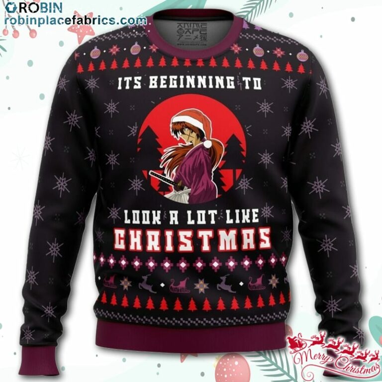 Samurai X Its Beginning To Look a Lot Like Christmas Ugly Christmas Sweater – AOP Sweater