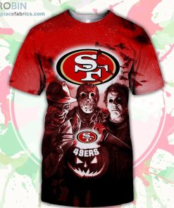 San Francisco 49ers T-Shirt Halloween Horror Night – AOP Tshirt