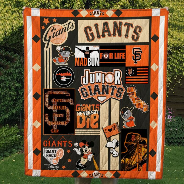 San Francisco Giants Quilt Blanket