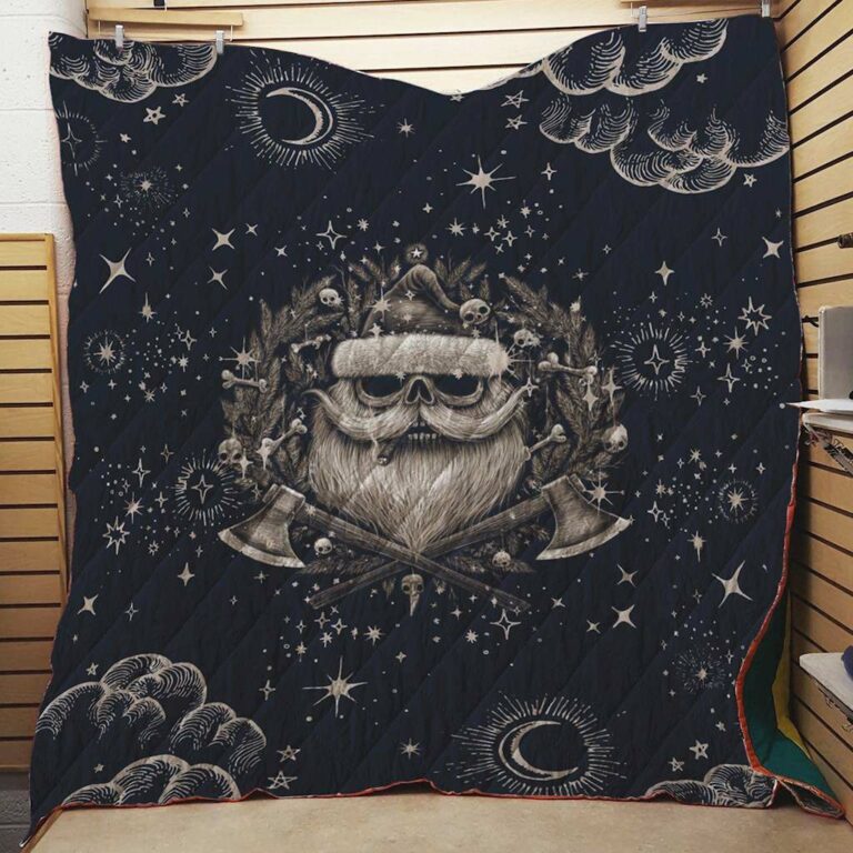 Santa Christmas Quilt Blanket