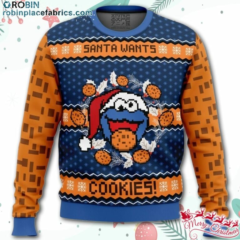 Santa wants cookies! Ugly Christmas Sweater – AOP Sweater