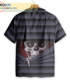 say hello to devil skull halloween casual short sleeve hawaiian shirts 204 3hoHv