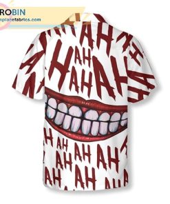 scary halloween clown smile casual short sleeve hawaiian shirts 203 G64vj