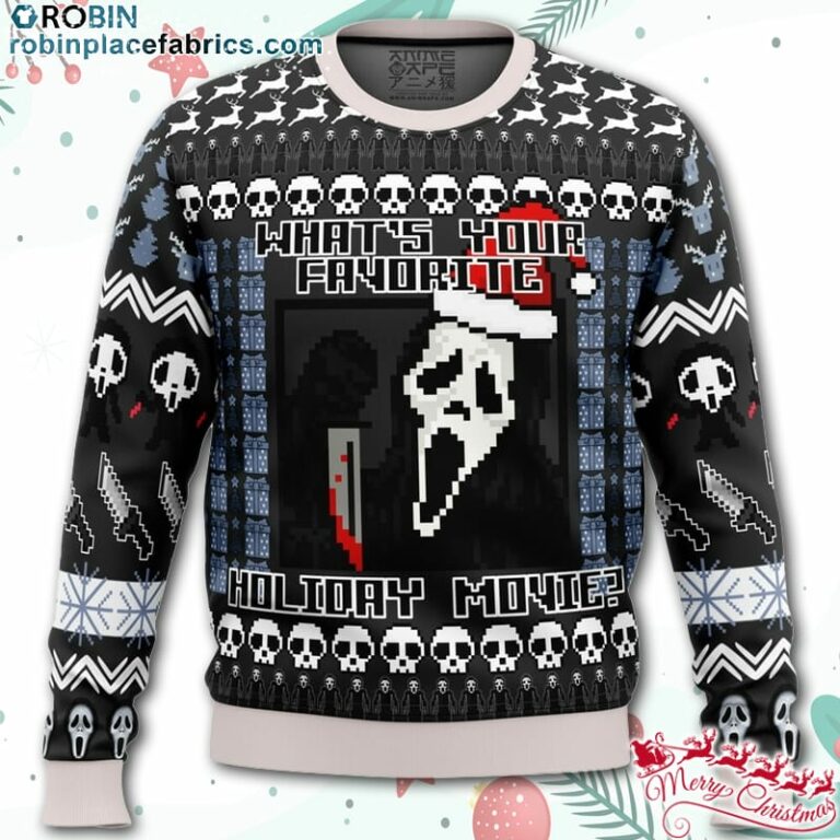 Scream Holiday Ugly Christmas Sweater – AOP Sweater