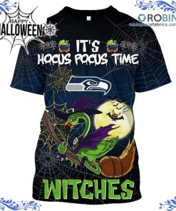 Seahawks NFL Halloween Jersey Falmingo Witches Hocus Pocus All Over Print – AOP Shirt