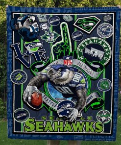 Seattle Seahawks Quilt Blanket #1
