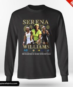 serena williams grand slam signature long sleeve t shirt ctcdjy