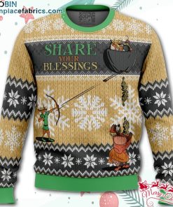 Share Your Blessings Robin Hood Disney Ugly Christmas Sweater – AOP Sweater
