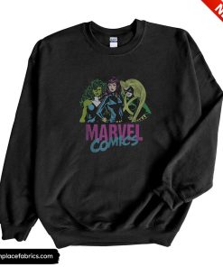 she hulk marvel comics retro black widow she hulk hero trio sweatshirt uc1aay