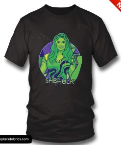 she hulk marvel she hulk attorney at law artsy circle portrait t shirt sj05pn