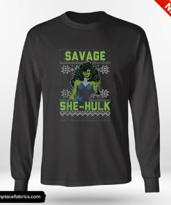 she hulk marvel she hulk savage ugly christmas long sleeve t shirt dfk7qv